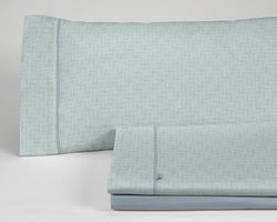 Juego de sábanas Iber color azul. Cama de 200 cm. 4 piezas