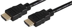 High Speed 4K UHD HDMI Lead, Mannelijk naar Mannelijk, Goud Connectors, 0.15m Zwart