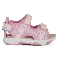 Geox Baby B Multy Girl Sandal, Lt Pink Dk Pink, 3.5 UK Child