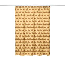 Bonamaison Digitally Printed Shower Curtain, 1 Piece 150x200 Cm - Designed And Manufactured in Turkey