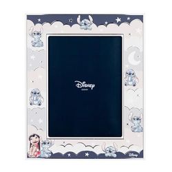 VALENTI & CO. - Disney Lilo en Stitch - houten lijst 13 x 18 cm - tafelfotolijst met zilveren details - cadeau-idee voor pasgeborenen of doop - fotolijst voor kinderkamer