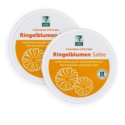 Ralf BADERs Gesundheit Ringblomma salva från apotek, Calendula officinalis med värdefulla växtextrakt, 2 x 100 ml, 200 ml