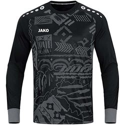 JAKO Maglia Portiere Tropicana (Manica Lunga), Nero/Antracite, XL Uomo