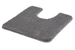 Meusch 2327901150 Super Soft - Tapete de sanita (50 x 50 cm, toque super macio), cinzento