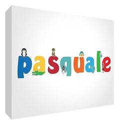 Little Helper LHV-PASQUALE-515BLK-15IT baby- / doop cadeau-idee, personaliseerbaar met naam voor meisjes 14.8 x 21 x 2 cm Veelkleurig.