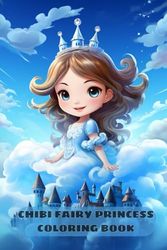 Chibi Fairy Princess Coloring Book for Teens: Adorable Fairies Coloring Pages with Whimsical Little Fairytale Princesses Miniature Illustrations