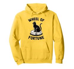Wheel Of Fortune Robot Vacuum Cleaner Funny Cat Pullover Hoodie