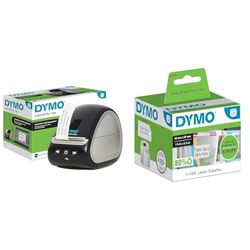 DYMO LabelWriter 550 stampante di etichette | Etichettatrice con stampa termica diretta & S0722540 LabelWriter Rotoli Etichette Multiuso, 57x32 mm, Bianco