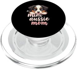 Mini Aussie Mom Dog Pastor Americano Mamá Lindo Cachorro PopSockets PopGrip para MagSafe