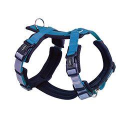 Nobby 80448-32 Daily Walk Comfort - Vajilla (32-36 cm, Vientre: 48-65 cm), Color Azul Claro