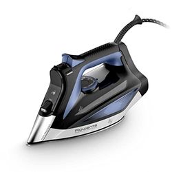 Rowenta Everlast Anti-kalk stoomstrijkijzer, 2700 W, kalkverzamelaar en antikalkfunctie, stoomstoot van 220 g/min, constante 45 g/min, microsteamzool, druppelvrij laserprofiel, blauw