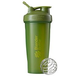 BlenderBottle Shaker Classic Loop avec BlenderBall, idéal comme shaker protéiné, bouteille d'eau, sans BPA, adapté jusqu'à 600 ml, 820 ml, vert mousse