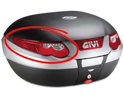 GIVI Z696R Riflettore Rosso con Fondo Bianco