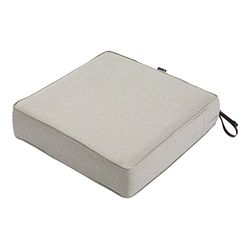 Classic Accessories Montlake - Cuscino rotondo in schiuma e fodera antiscivolo, Delana Venna, 25" wide x 25" deep x 5" thick