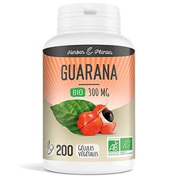 Guarana Bio 200 Gélules Végétales 300 mg - Herbes et Plantes