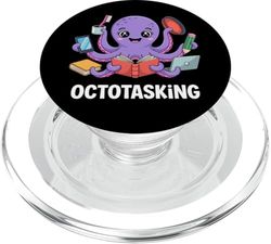 Octotasking Chaos Controller Multitarea con ocho brazos ocupados PopSockets PopGrip para MagSafe