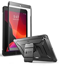 SUPCASE for iPad 10.2 Inch 9th Generation Case with Screen Protector [Unicorn Beetle Pro] [Built-in Stand] Heavy Duty Protective Case for iPad 10.2 9th/8th/7th Generation (2021/2020/2019), Black
