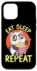 Panda: Mangia Ramen. Dormire. Ripeti Custodia per iPhone 12/12 Pro