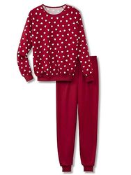 CALIDA Flickor familj & vänner pyjamas-set, Rio red, standard