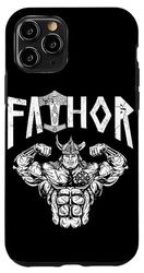 Carcasa para iPhone 11 Pro Papá vikingo Vathor Musculoso Padre Nórdico