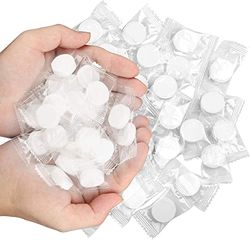 Egooesam 200 Stück komprimierte Handtücher aus Baumwolle Mini Handwischtücher Tabletten Handtuch Reisen Zuhause Beauty Camping Outdoor Sports