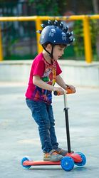 streetjam, Helm in 3D Piraten Jeugd Unisex, blauw, eenheidsmaat voor kinderen
