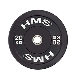 HMS Unisex's 17-61-018 5907695520460 OLIMPIC Plate-Bumper, Zwart, One Size