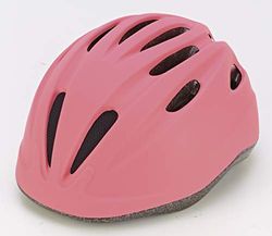 Prophete Fietshelm voor kinderen en jongeren, Glue-On technologie, verstelbare hoofdband 52-56 cm, TÜV/GS getest, kleur roze
