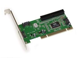 PCI Controller Kaart 3 poorten SATA, 1 poort IDE RAID 0, RAID 1, RAID 0+1, JBOD