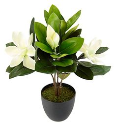 Magnolia struik in pot kunstbloemen decoratie lente zijden bloemen kamerdecoratie magnolia boom kunstplant kunstbloemen kunstboom bloem kamerplant bloemen lentedecoratie voorjaarsbloeiende plant