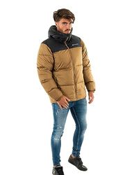 Columbia Puffect Hooded Jacket Jacket, bruin, M heren, Bruin, M