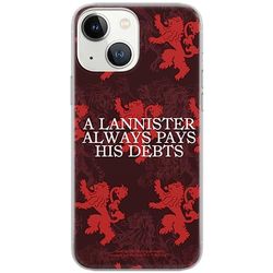 ERT GROUP etui na telefon Apple Iphone 13 MINI, case oryginalny i oficjalnie licencjonowany przez Game od Thrones, wzór Gra o Tron 018, optymalnie dopasowane, plecki z TPU