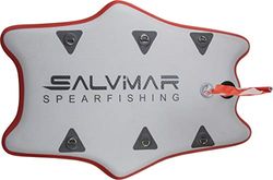Salvimar Manta 100, Plancetta-Dive Board Unisex Adulto, Bianco/Rossa, 107x76x10cm