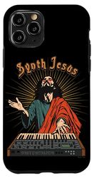Synth Jesus for Synthesizer player and Dj Musician Funny Case for iPhone 11 Pro