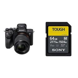 Sony Alpha 7 IV Kit Fotocamera Mirrorless Full-Frame 33 Mp Con Obiettivo Sony 28-70 Mm F3.5-5.6, Nero + Memoria SD-XC 64GB