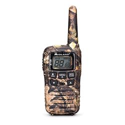 Midland XT30 Mimetic Walkie Talkies Rechargeable Long Range - Two Way Radio with Mimetic Texture - PMR 446 license free, 16 Channels, 6 KM Range, 38 CTCSS Tones, VOX Function, USB Cable