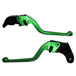 ACCOSSATO Paire de Leviers Verts pour Aprilia Rsv4 Aprc R de 2011 à 2012 (CC 1000)