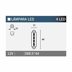 V parts Lampadina 4LED SV8 544