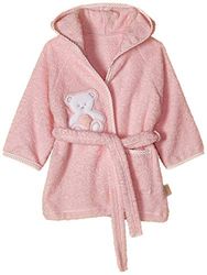 Italbaby Badstof badjas voor pasgeborenen, 0-6 maanden, roze, 550 g