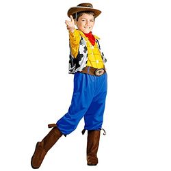 W WIDMANN MILANO Party Fashion - Costume pour enfants Cowboy Billy, fête à thème Far West