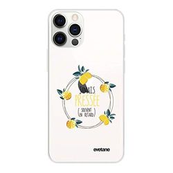 Evetane Beschermhoes voor 6,1 inch iPhone 12/12 Pro, nooit in een haast