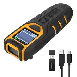 Inateck Escáner de Códigos de Barras Bluetooth, Escáner QR Code 1D 2D Kabellos 2.4GHz, Escáner de Códigos de Barras Portátil Inalámbrico con Pantalla, Escáner Manual con App y SDK, BCST-47