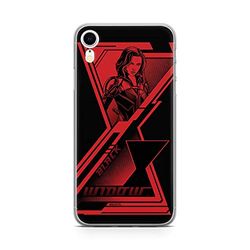 ERT GROUP mobile phone case for Apple Iphone XR original and officially Licensed Marvel pattern Black Widow 003 optimally adapted to the shape of the mobile phone, case made of TPU