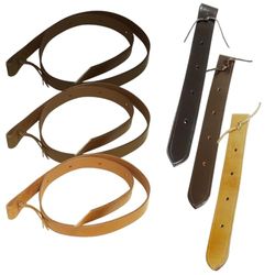 PFIFF Off-Billette 004334 Sangle de Selle Western en Cuir Noir 45 x 4,5 cm