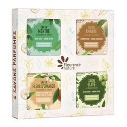 FLEURANCE NATURE Bröstkorg 4 doftande tvål 4 x 100 gr, standard, unik