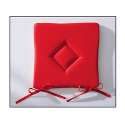 TODAY 261302 Cojín clásico de poliéster, 40 x 40 cm, poliéster, Pomme d'amour/Rouge, 40x40x3 cm