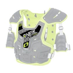O'Neal | Protector de Repuesto | Motocross Enduro | Pegatina de Repuesto para PXR Stone Shield | Pegatina de Repuesto para PXR Stone Shield | Negro Neon Yellow | Talla única