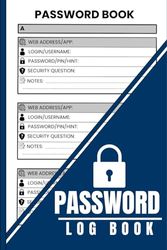 Password Log Book : Personal Internet Password Keeper and Organizer , Alphabetical Order A-Z Tabs