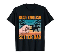 Uomo Best English Setter Dad Setter Inglese Maglietta