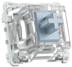 Glorious Gaming 120x Kailh-brytare (silver) – linjära och snabba, 40 g aktiveringskraft, snabba brytare, 3-stiftsmontering, SMD-LED-kompatibla – Kailh Silver